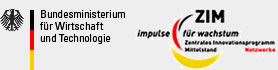 Gefördert
				durch das Bundesministerium für Wirtschaft und Technologie, im Rahmen des Programms Programms ZIM-NEMO.